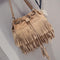 Faux Suede Fringe Bag